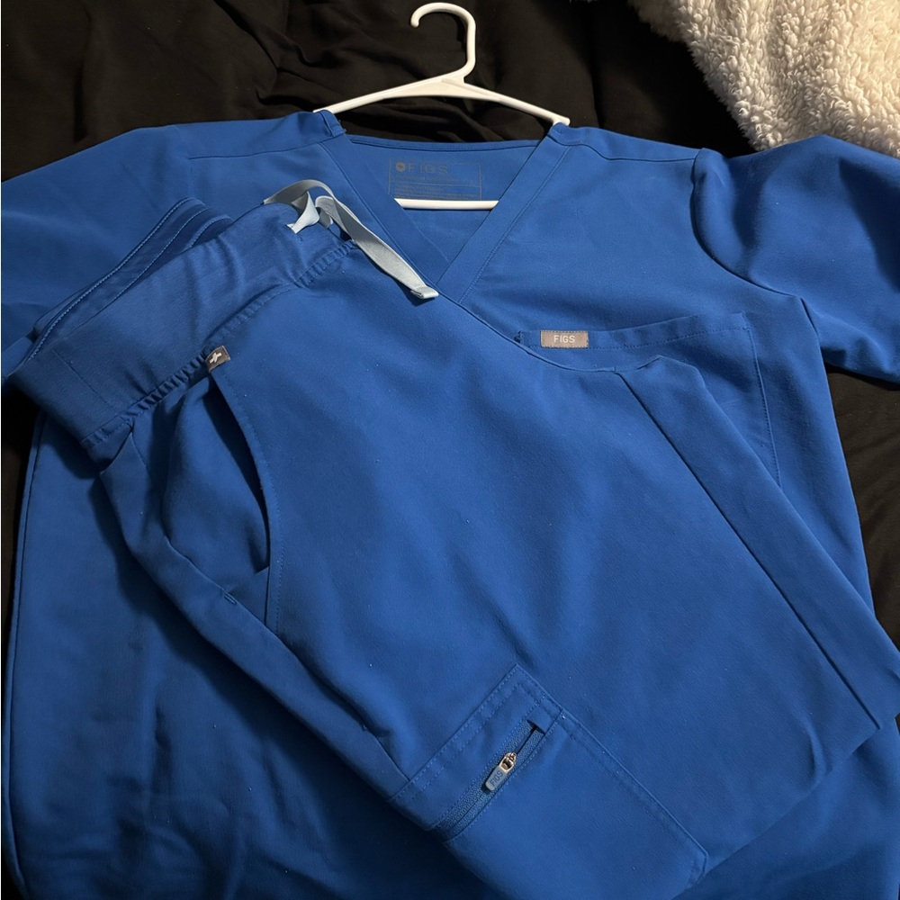 Blue Scrub Set